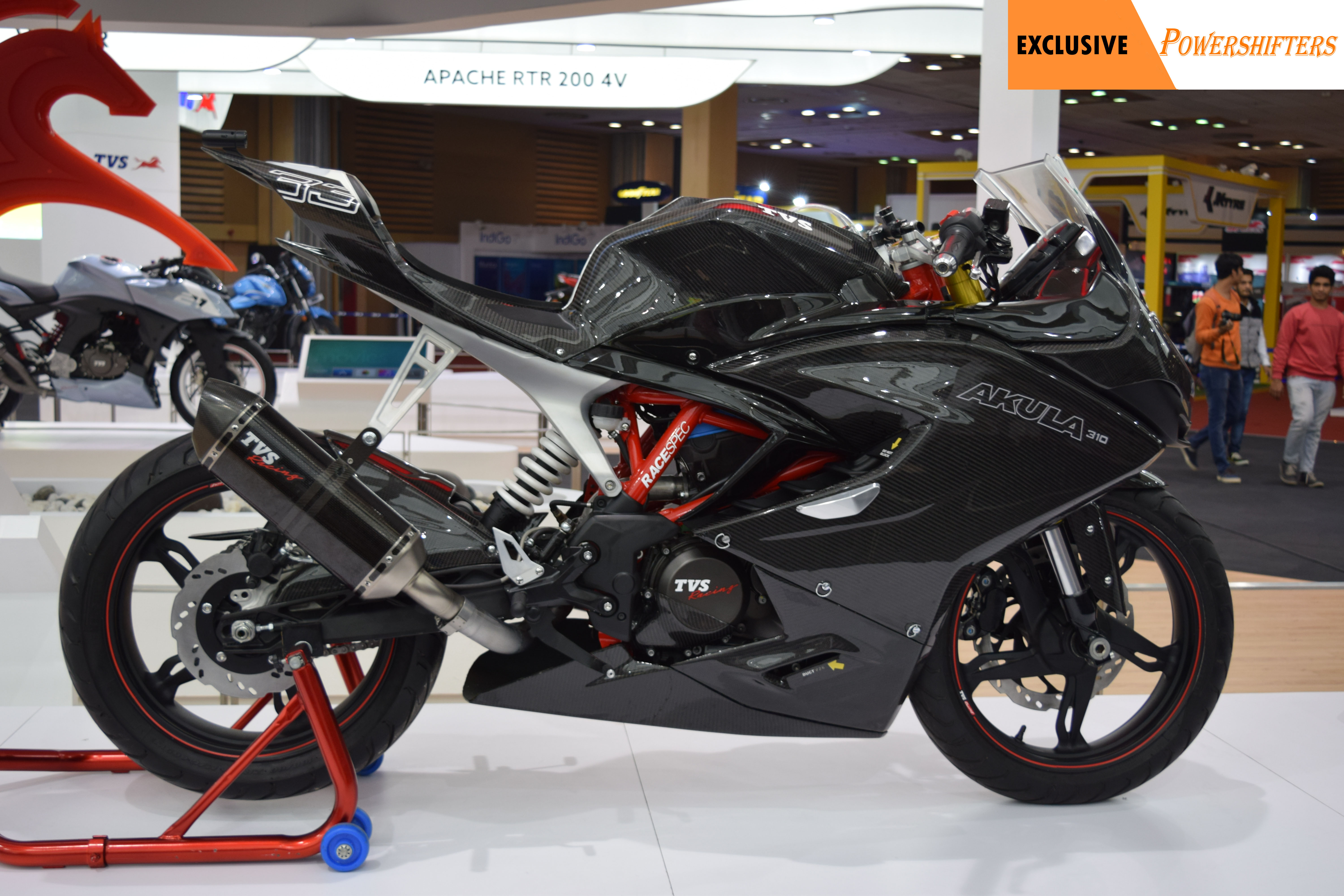 Showcased TVS Akula 310 Concept