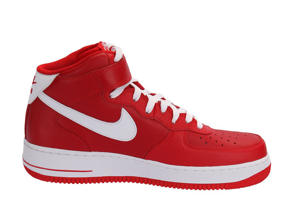 Nike Men Air Force 1 mid 07 Red Price India, Specs and Reviews | SAGMart