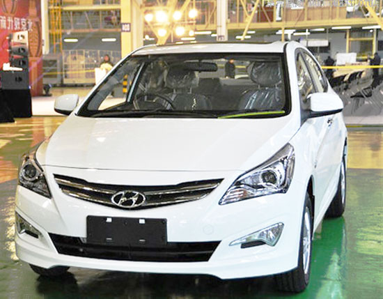 Hyundai Verna Facelift in China for 2014 Beijing Auto Show | SAGMart